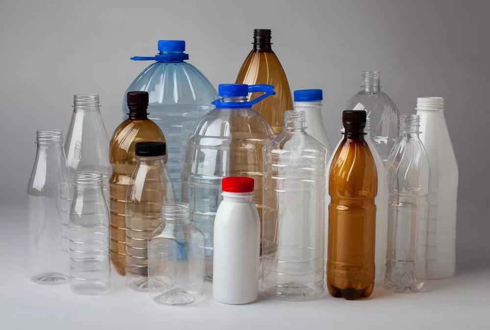 plastic water bottles