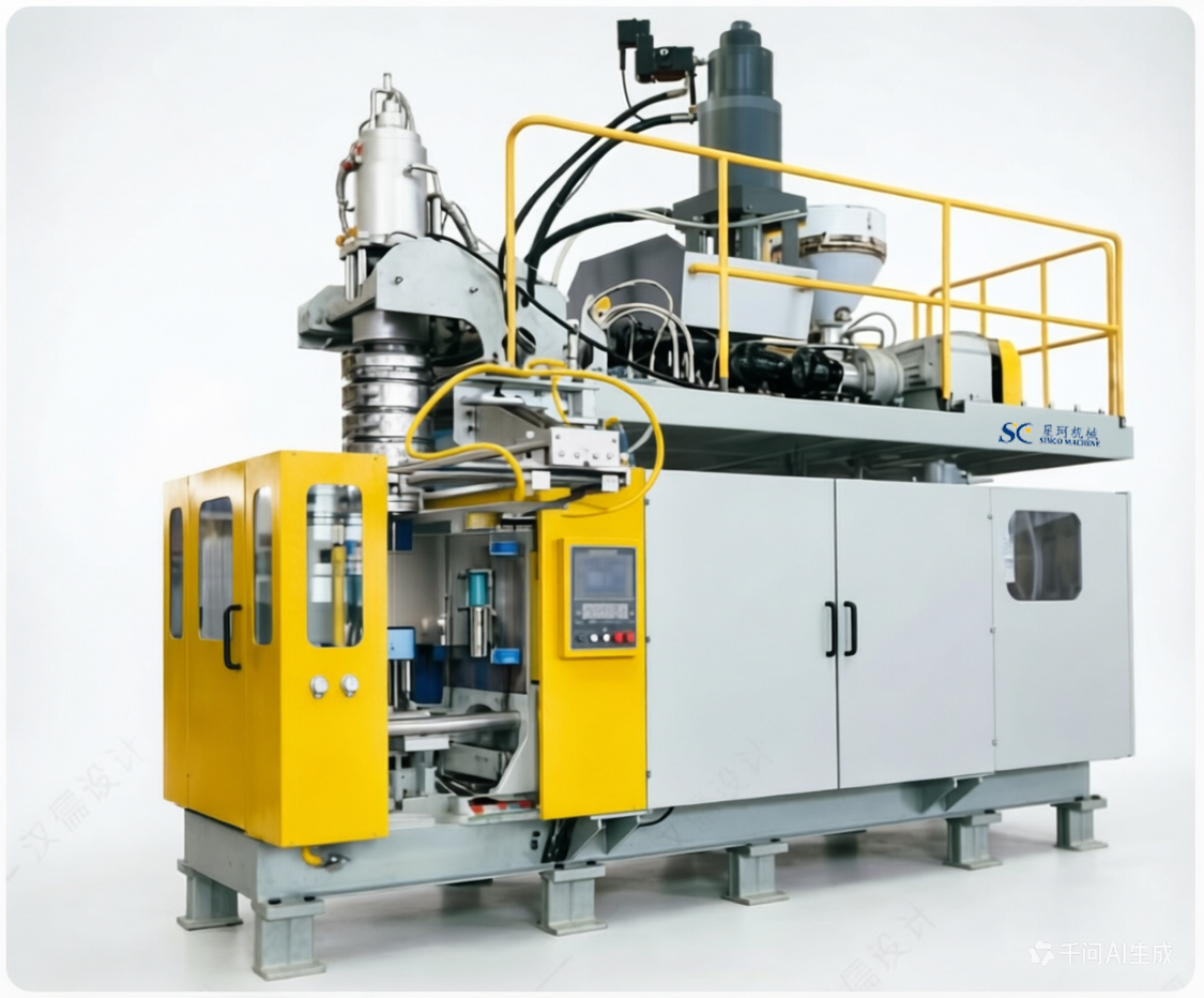 Extrusion blow molding machine (3)